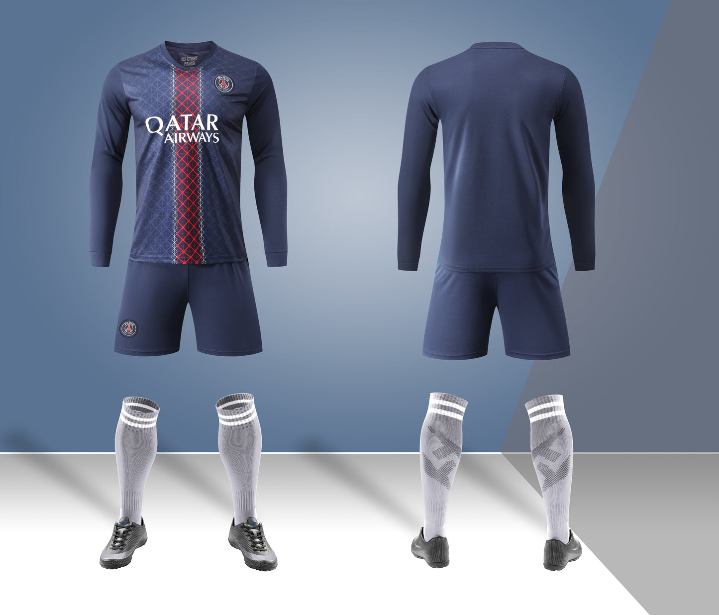 Barn/Vuxen - Paris Saint-Germain FC 25/26 Långärmad Hemmatröja