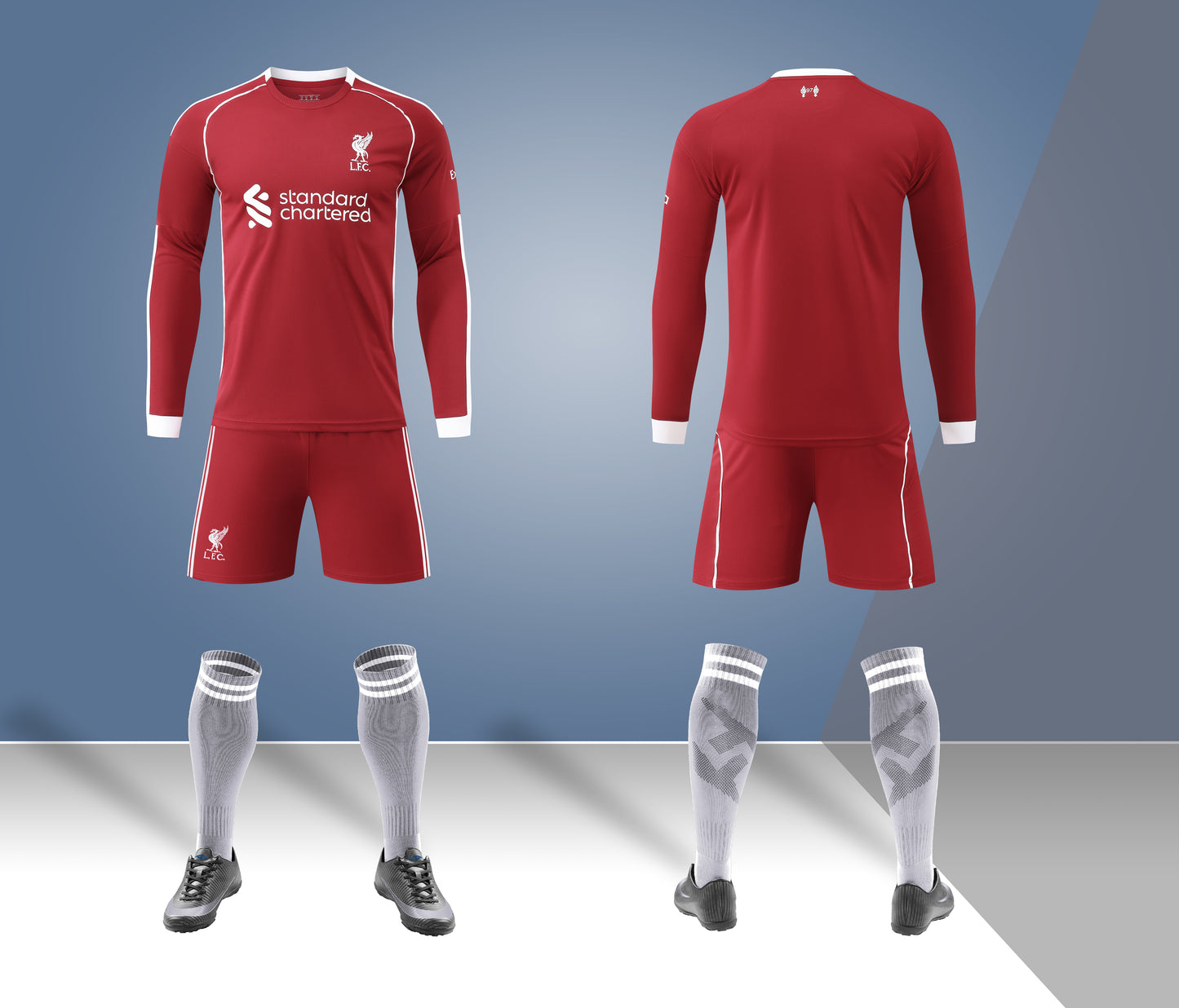 Barn/Vuxen - Liverpool FC 25/26 Långärmad Hemmatröja