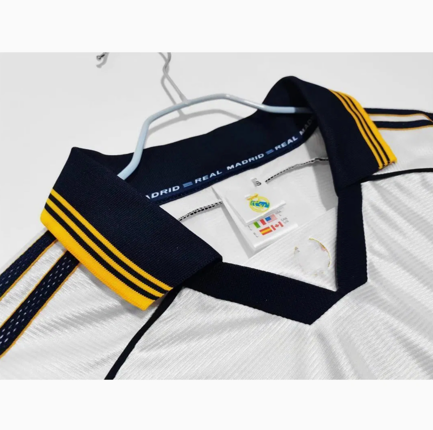 Real Madrid Retro Hemmaträningsställ 1998-2000 – Player Version