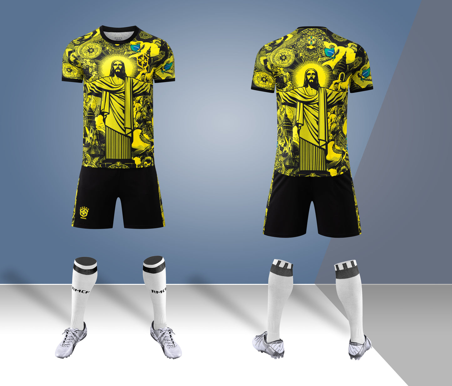 Barn/Vuxen - Brasilien 25/26 Jesus Yellow Edition