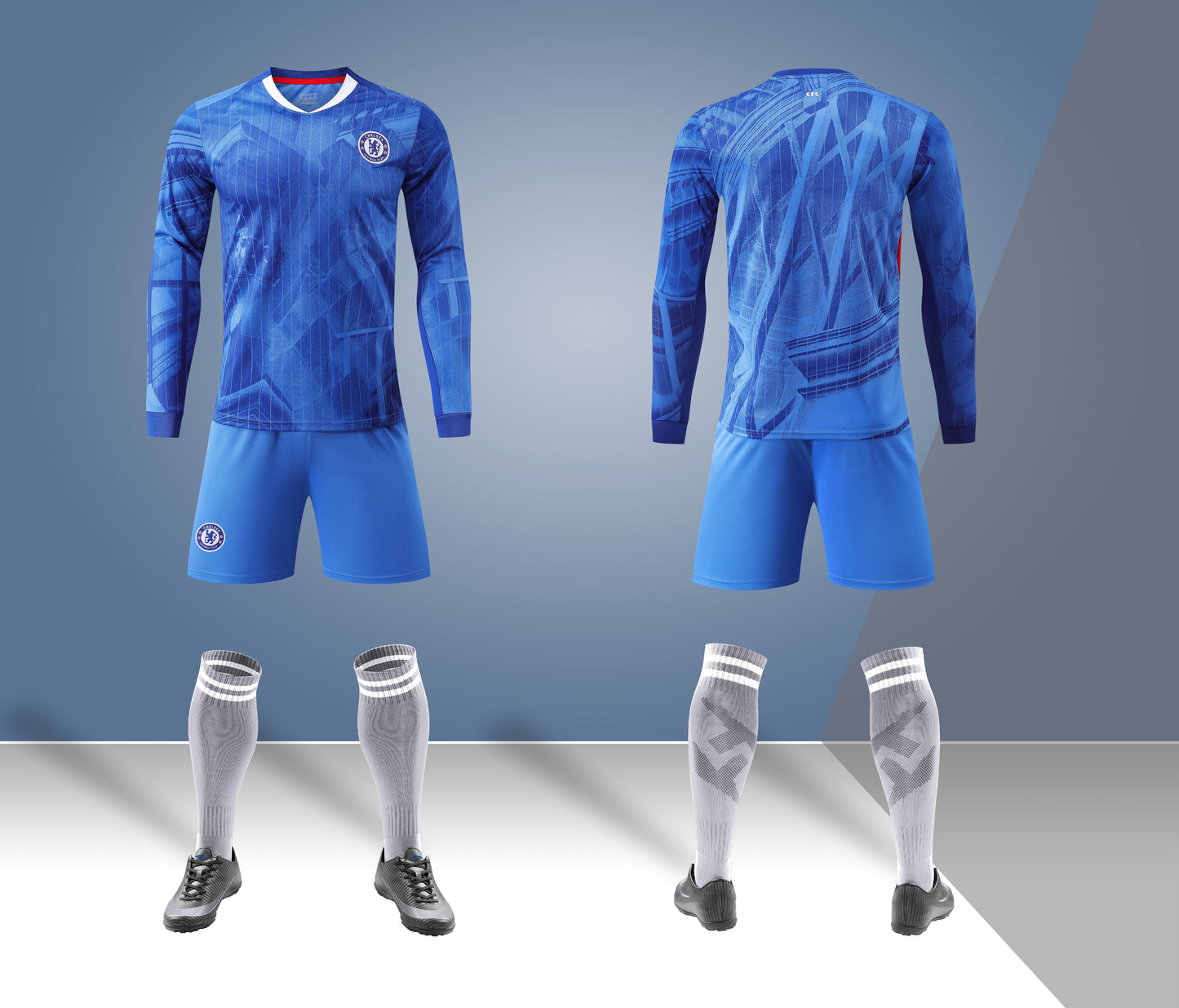 Barn/Vuxen - Chelsea FC 25/26 Långärmad Hemmatröja