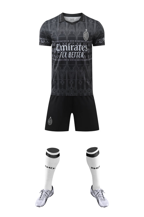 Barn/Vuxen AC Milan Bortatröja – Black Elegance Edition