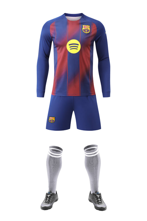 Barn/Vuxen - FC Barcelona 25/26 Långärmad Hemmatröja