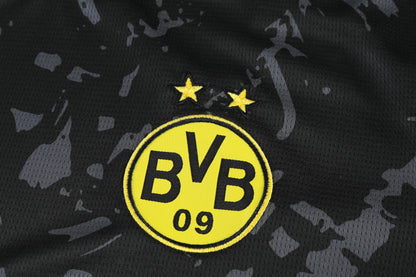 Barn/Vuxen - Dortmund bortatröja (svart)