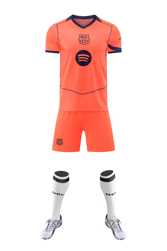 Barn/Vuxen - FC Barcelona 25/26 Tredjetröja
