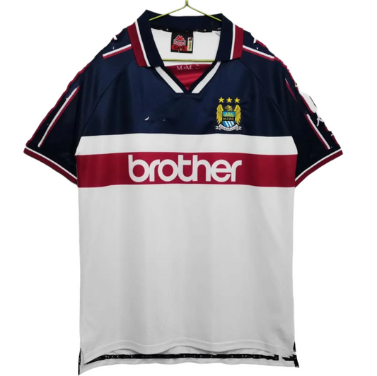Manchester City Retro Bortaställ 1997-1998 – Player Version