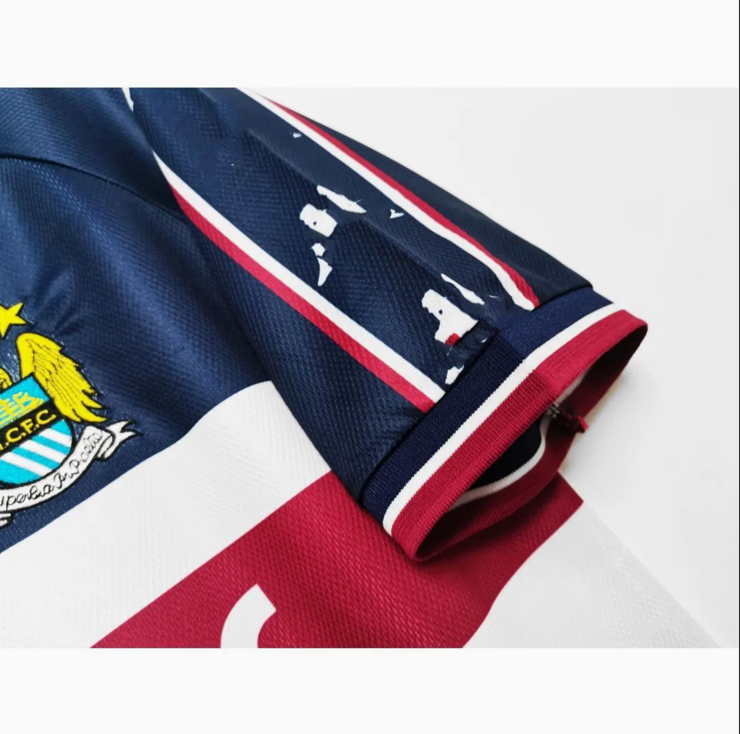 Manchester City Retro Bortaställ 1997-1998 – Player Version