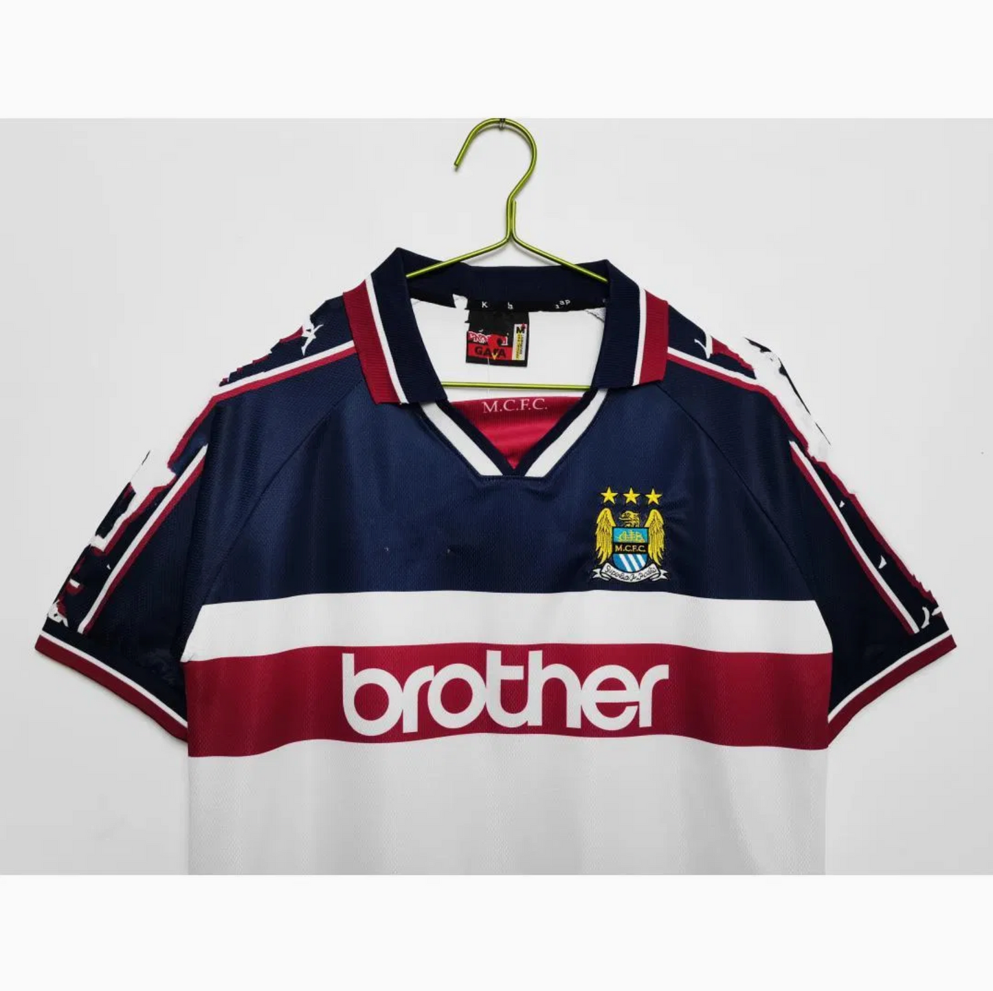 Manchester City Retro Bortaställ 1997-1998 – Player Version