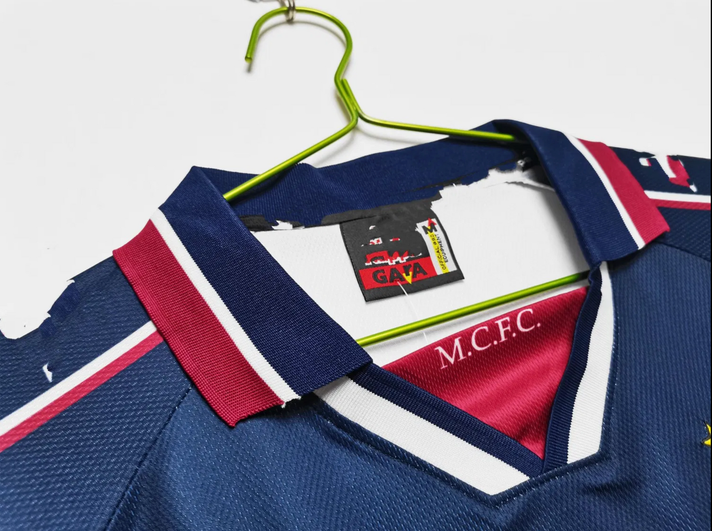 Manchester City Retro Bortaställ 1997-1998 – Player Version