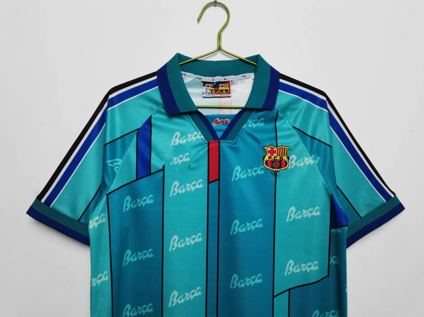 Barcelona Retro Bortaställ 1995-1997 – Player Version
