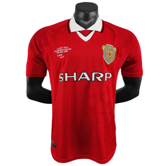 Manchester United Hemmatröja från 1990 Säsongen – Retro Player Version