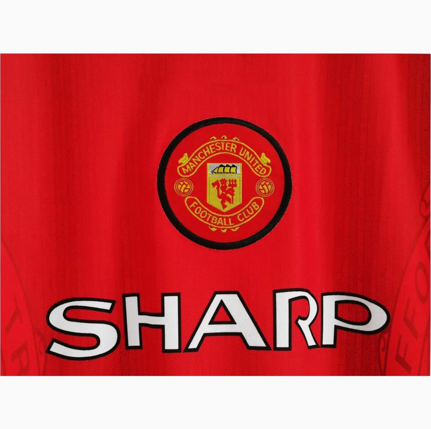 1996-1997 Manchester United Hemmatröja – Retro Version Långärmad