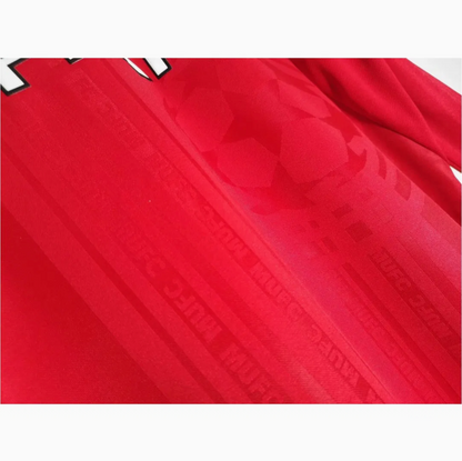 1999-2000 Manchester United Hemmatröja – Retro Version Långärmad