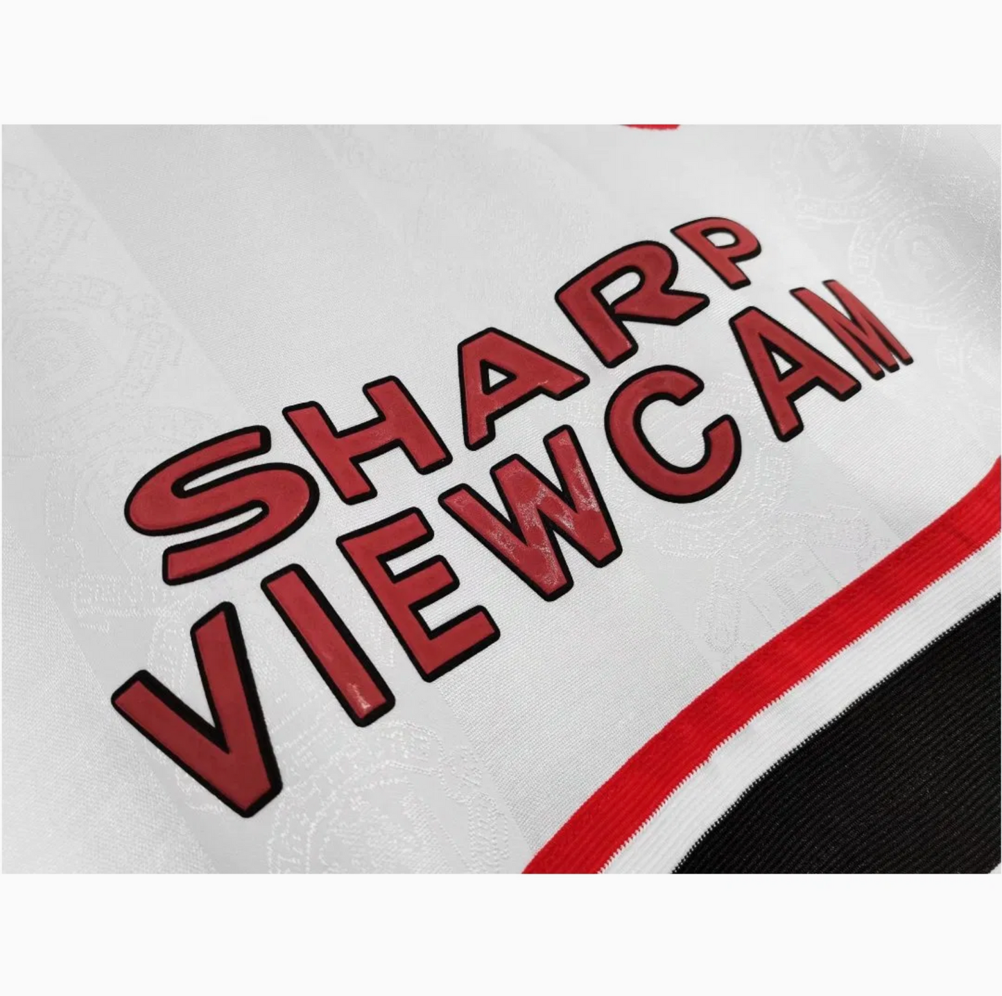 1998-1999 Manchester United Bortatröja – Retro Version Long Sleeve