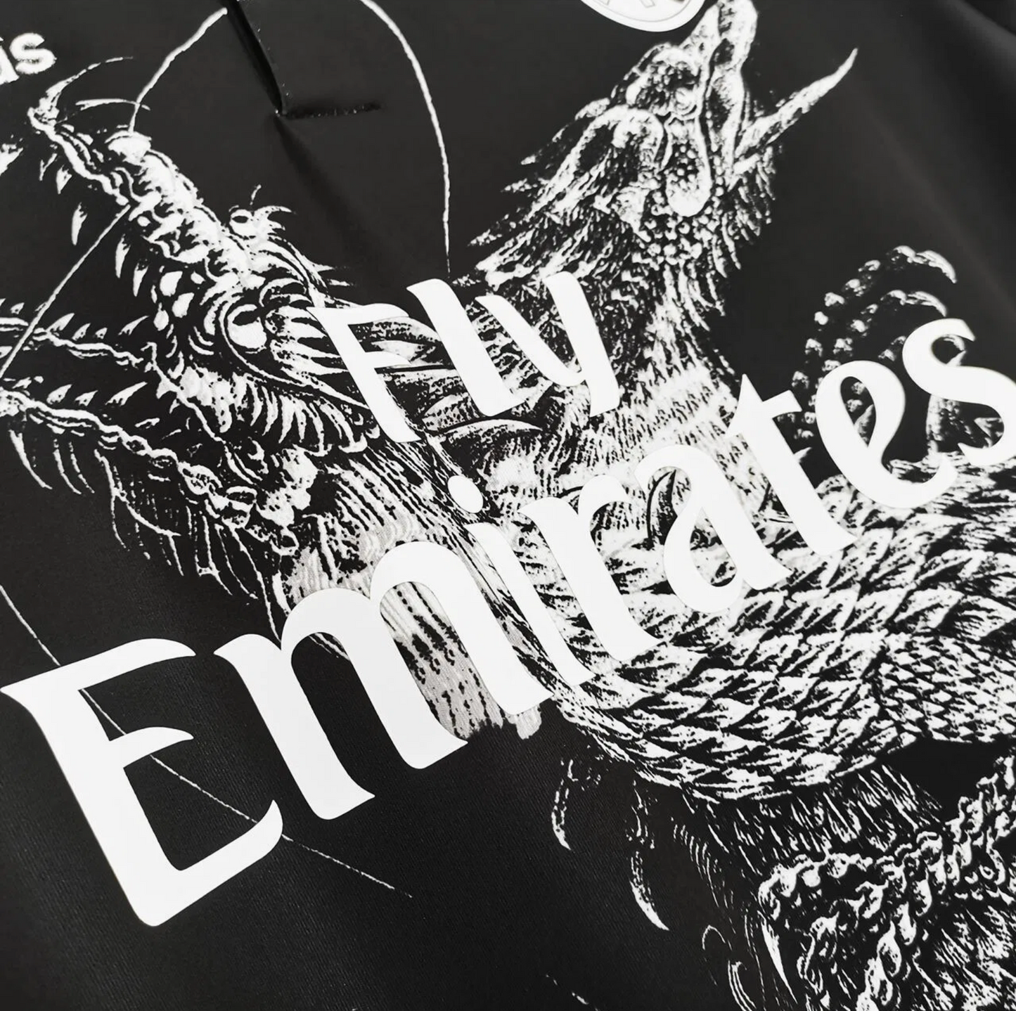 2014-2015 Madrid Svart - Retro Long Sleeve