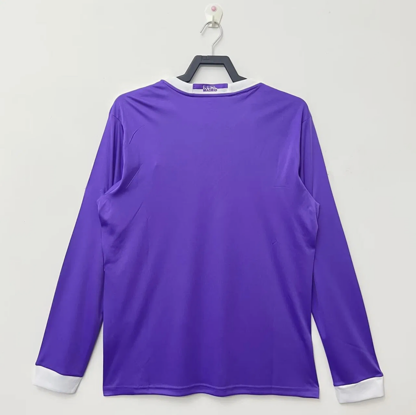 2016-2017 Madrid Lila Retro Long Sleeve – Player Version