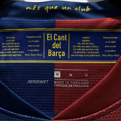 08/09 Barcelona Champions League Retro Långärmad – Player Version
