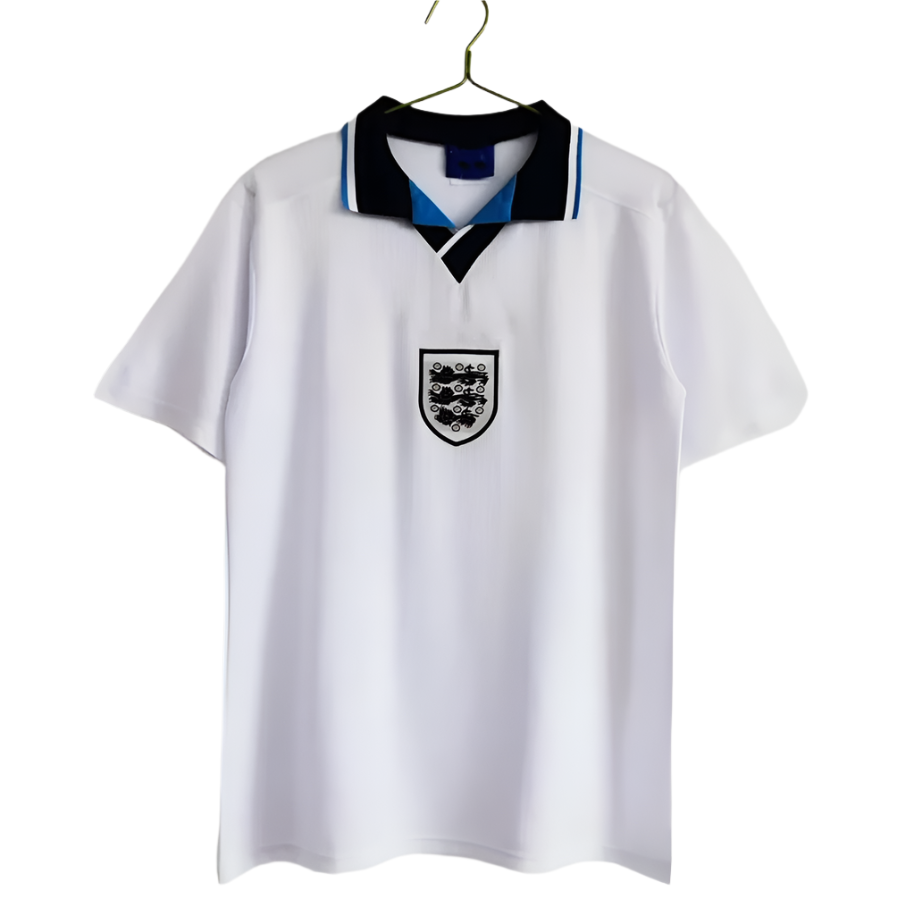 1996 Season Retro England Short Sleeve Football Jersey – Classic Edition