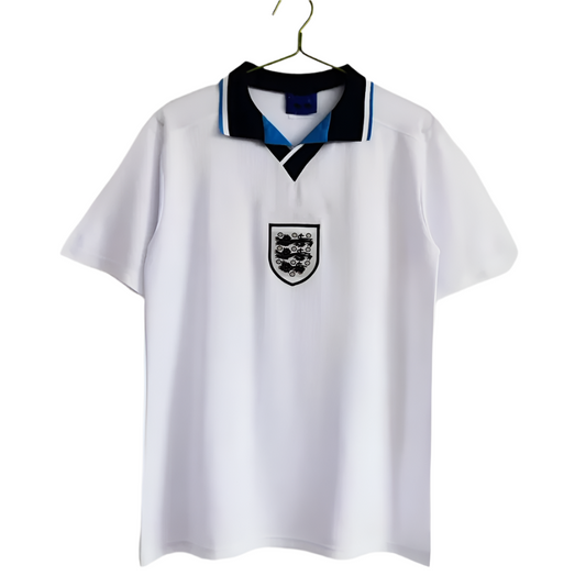 1996 Season Retro England Short Sleeve Football Jersey – Classic Edition