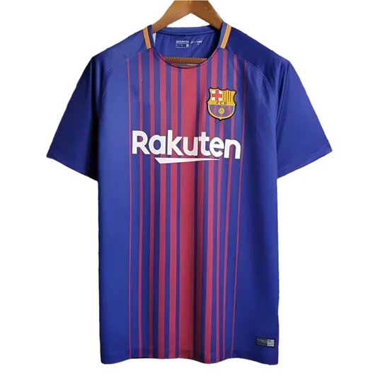 FC Barcelona 17/18 Hemmatröja – Retro Short Sleeve Edition