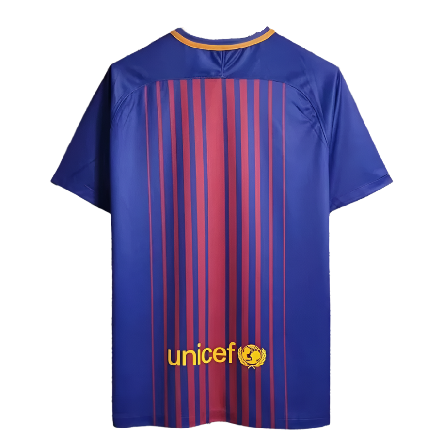 FC Barcelona 17/18 Hemmatröja – Retro Short Sleeve Edition