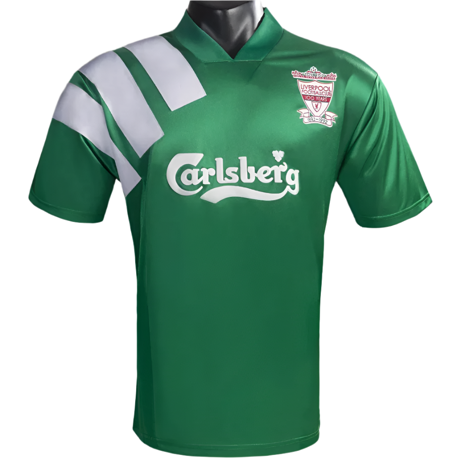 Liverpool Away 1992-1993 Retro Grön - Carlsberg Edition