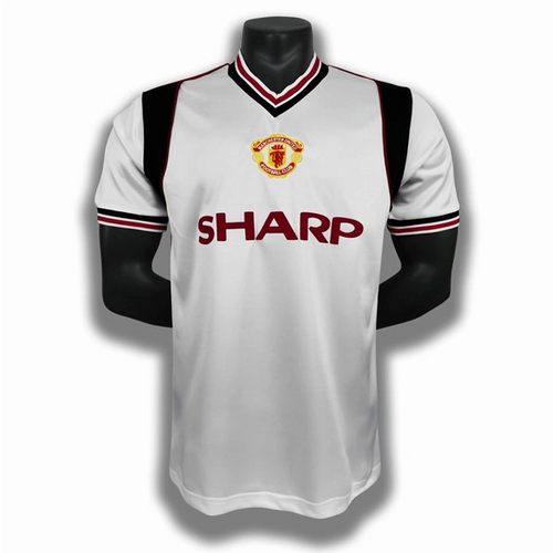 Manchester United Bortatröja Retro 1985 – Kortärmad