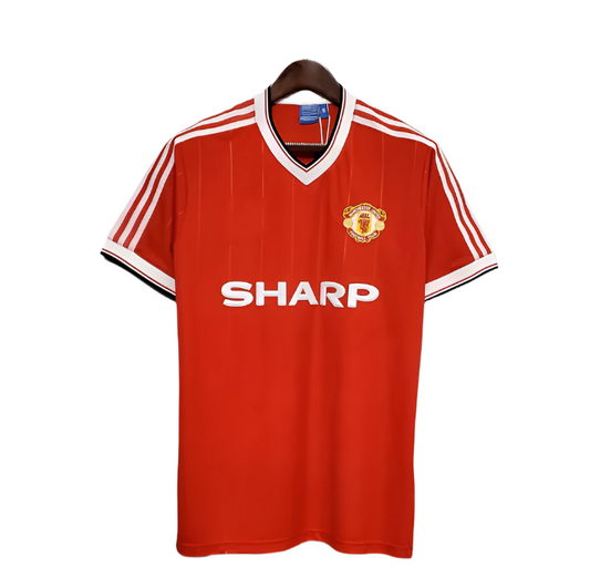 Manchester United Hemmatröja Retro 1986