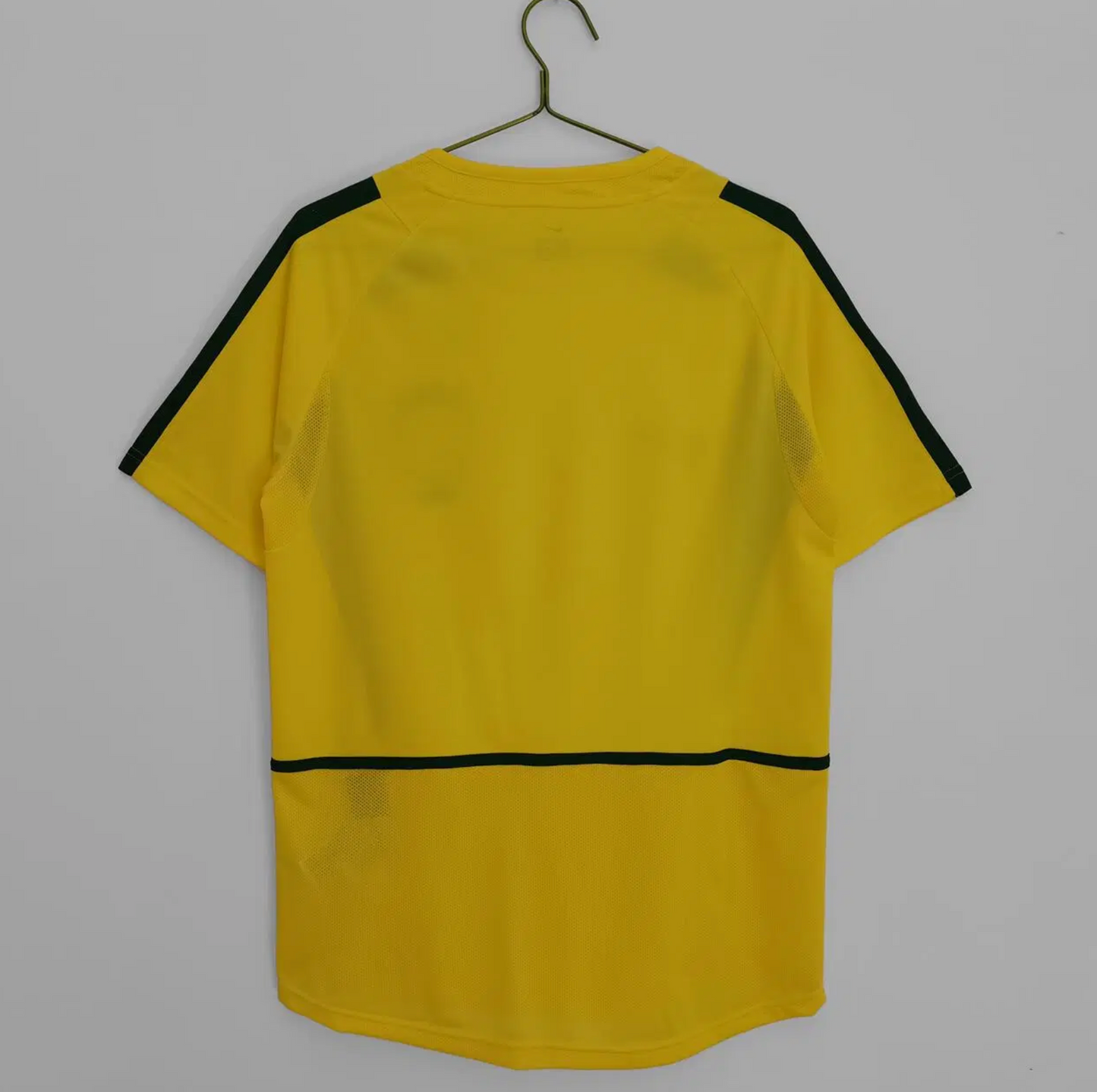 2002 Brasilien Gul Retro Fotbollströja