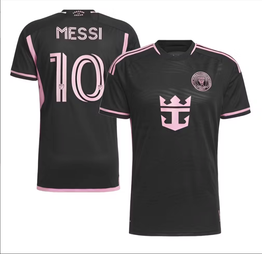 Barn/Vuxen Fotbollströja, Messi, Inter Miami Borta Tröja