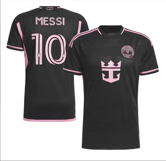 Barn/Vuxen Fotbollströja, Messi, Inter Miami Borta Tröja