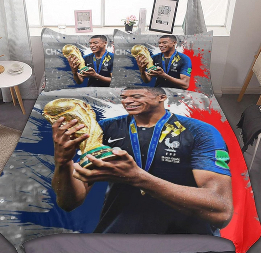 Mbappé Vm Final - Fotboll Påslakan