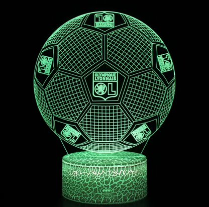 3D Fotbollslampa