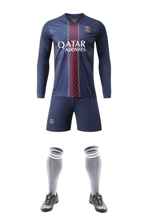 Barn/Vuxen - Paris Saint-Germain FC 25/26 Långärmad Hemmatröja