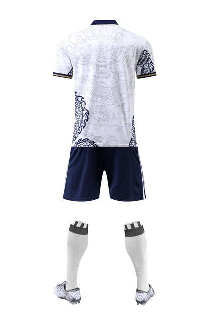 Barn/Vuxen Real Madrid Träningsuniform – Dragon Design Edition