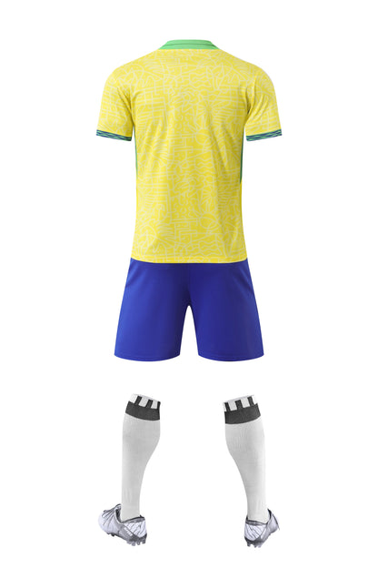 Barn/Vuxen Brasilien Hemmatröja – Samba Spirit Edition