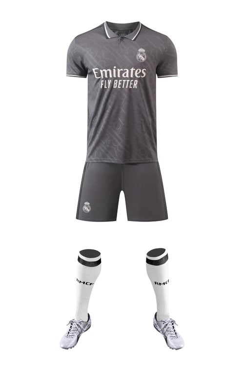 Barn/Vuxen Real Madrid – Grå Elegans Edition