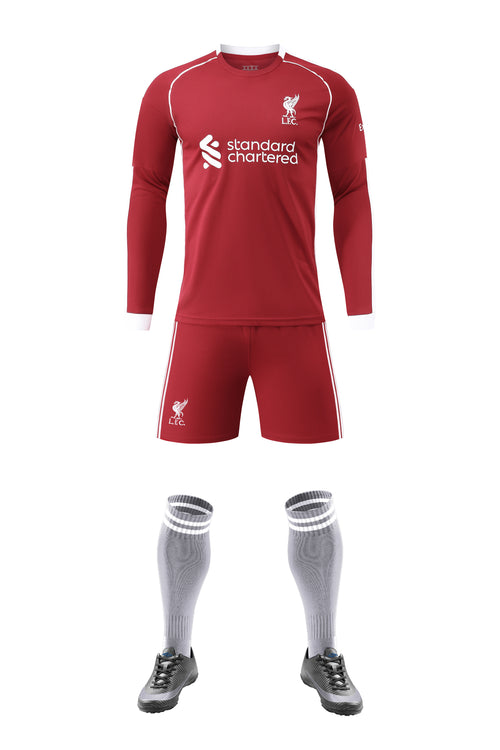 Barn/Vuxen - Liverpool FC 25/26 Långärmad Hemmatröja
